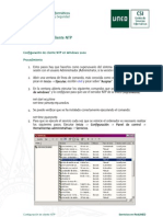 Configuración de Cliente NTP