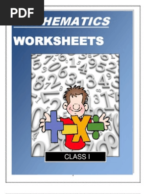 Maths Worksheets.class I