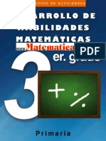 Cuadeernillo Matematicas 3ero de Primaria PDF