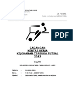 Kertas Kerja Pertandingan Futsal