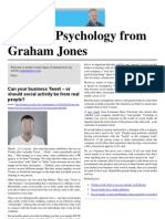 Internet Psychology from Graham Jones