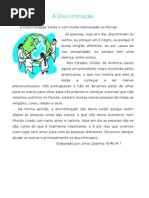 A Discriminação Texto de Opinião