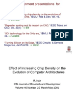 Effect of Increasing Chip Density