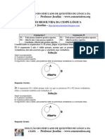 questões resolvidas da cespe-lógica