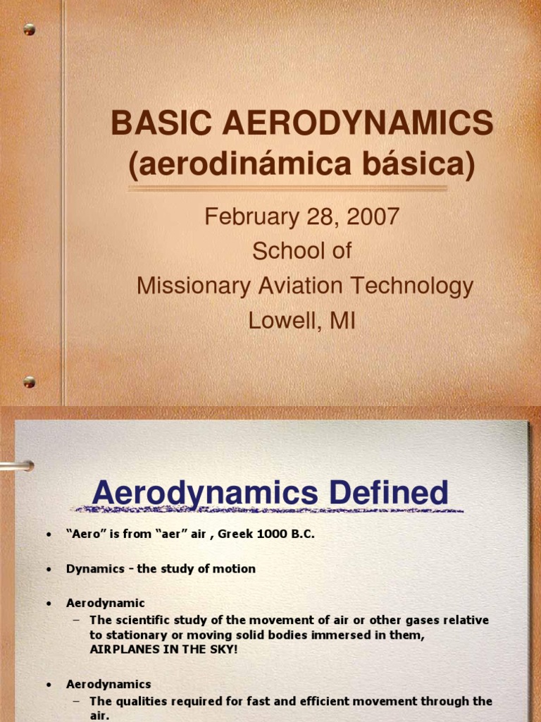 Aerodynamics and Wing Design Basics | PDF | Flight Control Surfaces ...