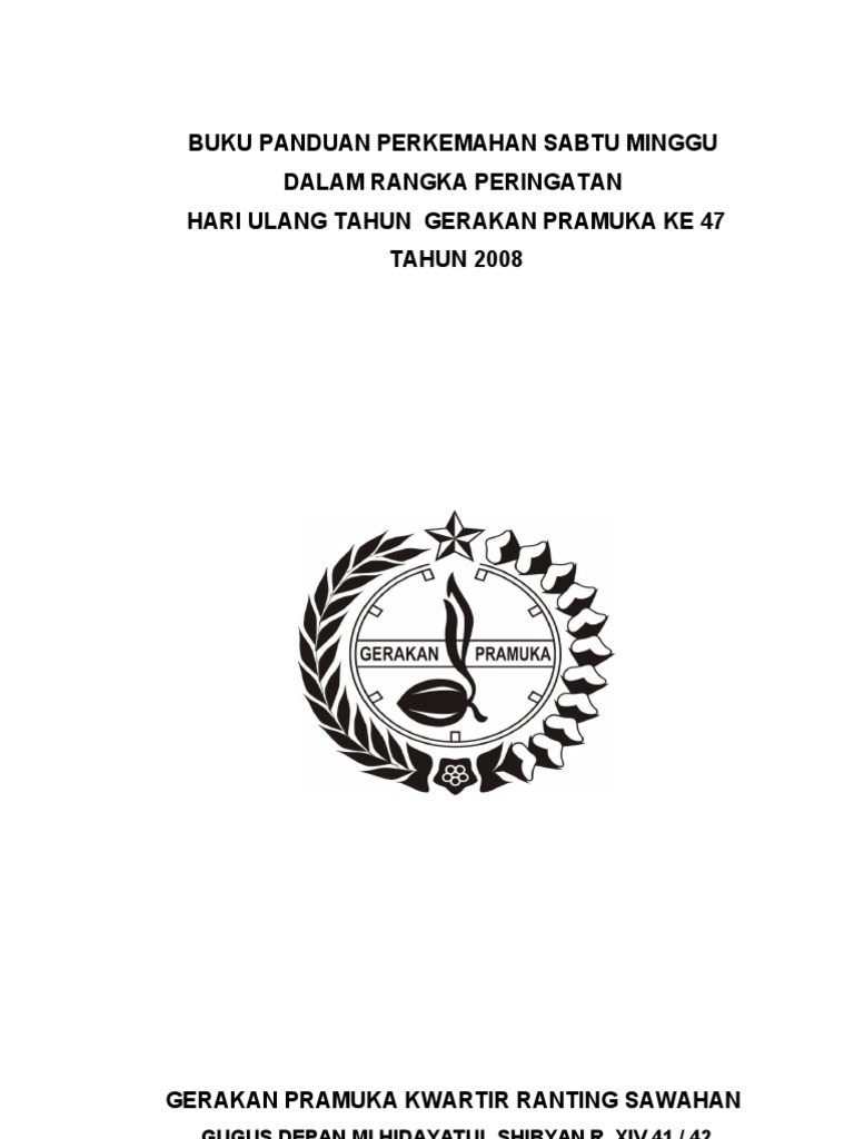 contoh proposal pramuka