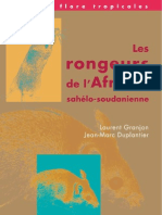 Rongeurs de L'afrique (Livre)