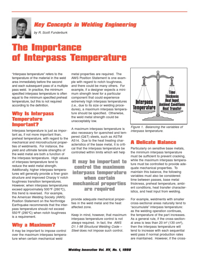 Interpass temperature welding Welding Strength Of Materials