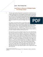 Extension of Group Theory To Reactors of Multiple Region Two Energy Groups