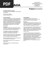Download Phosphatase Inhibitor Cocktail2 P5726 - Datasheet by Sigma-Aldrich SN12345123 doc pdf