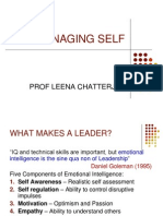 Managing Self: Prof Leena Chatterjee