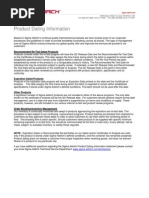 Download Sigma Aldrich Product Dating Information Statement by Sigma-Aldrich SN12345318 doc pdf