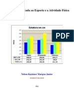 ESTATÍSTICA Aplicada Ao ESPORTE e A ATIVIDADE FÍSICA