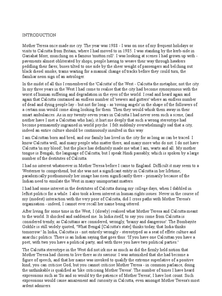 Madre Teresa | PDF | Mother Teresa | Kolkata, image size:768x1024