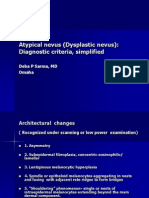 Atypical Nevus (Dysplastic Nevus) Diagnostic Criteria