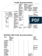 asthma care plan