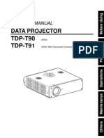 TDP-T90 TDP-T91: Data Projector