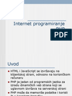 PHP Internet Programiranje