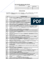 Test Inteligencias SECUNDARIA