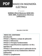 Nom-001-Sede-2012 Instalaciones Eléctricas | PDF | Transformador