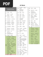 Worte Deutsch A2