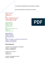 More Arguments... : Argument (Form I)