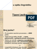 Tipologija Jezika