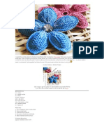 Crochet Pattern: 5-Petal Flower: The Dazzles