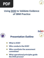 Download Using DOD to Validate Evidence of SBM Practice by Leoncio Lumaban SN123538982 doc pdf