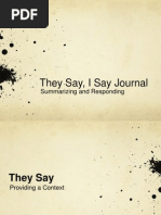Download They Say I Say Journaling by msdrawbond SN123544604 doc pdf