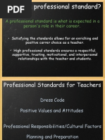 Professional Standards