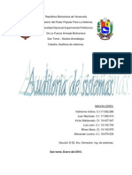 Delimitación Del Área A Auditar y Condiciones Del Ambiente