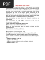 Herramientas de Corte