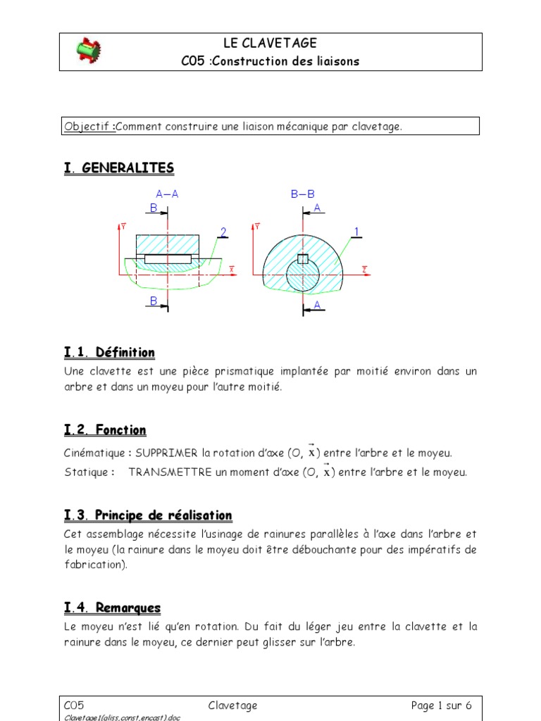 Tout savoir sur la clavette : De la fabrication aux applications