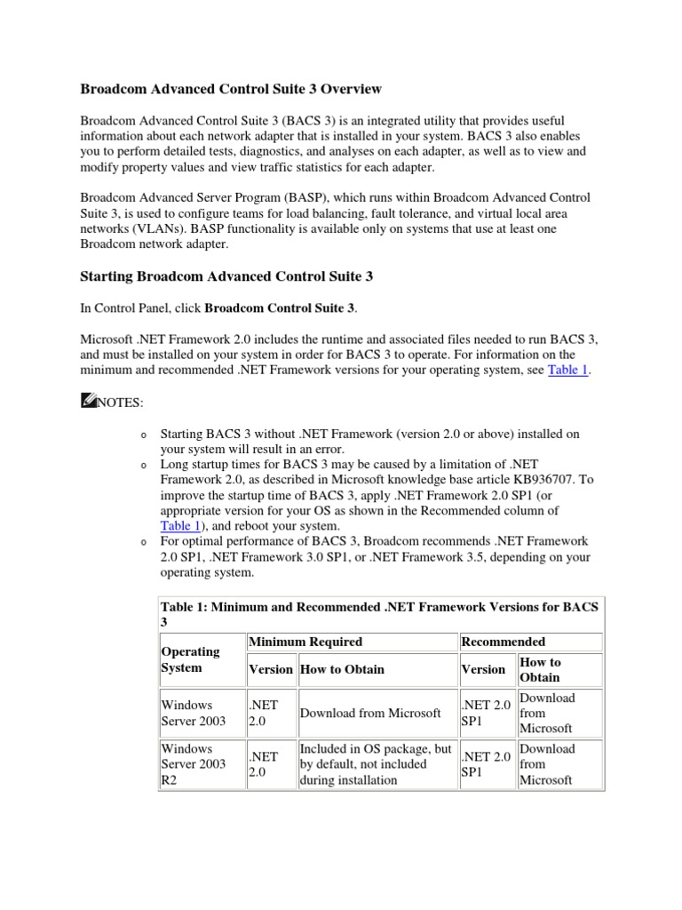 Configure NIC Teaming Advanced Control Suite 3 Overview PDF