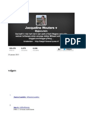 Volgerslijst Jacqueline Wouters
