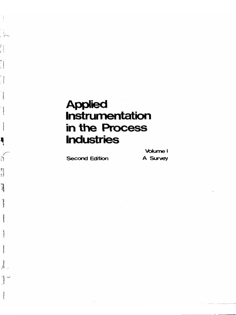 APPLIED INSTRUMENTATION IN PROCESS INDUSTRIES Vol-1 | PDF