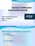  Iterative Solution of Differential Equations