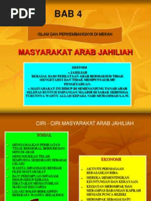Arab Jahil Iah Pdf Monoteisme Kehidupan Muhammad