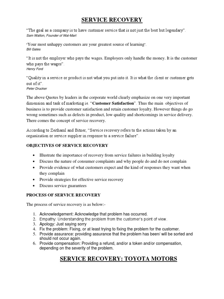 Service Reovery | PDF | Toyota | Lexus