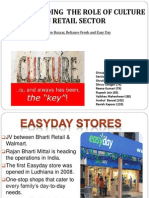 Organisation Culture of Easy Day, Big Bazar and Reliance Fresh