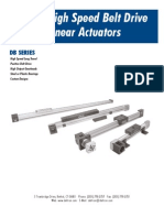 High Speed Belt Drive Linear Actuators: DB Series