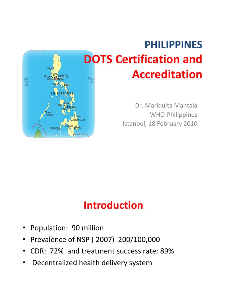 TB DOTS Certification in the Philippines | PDF