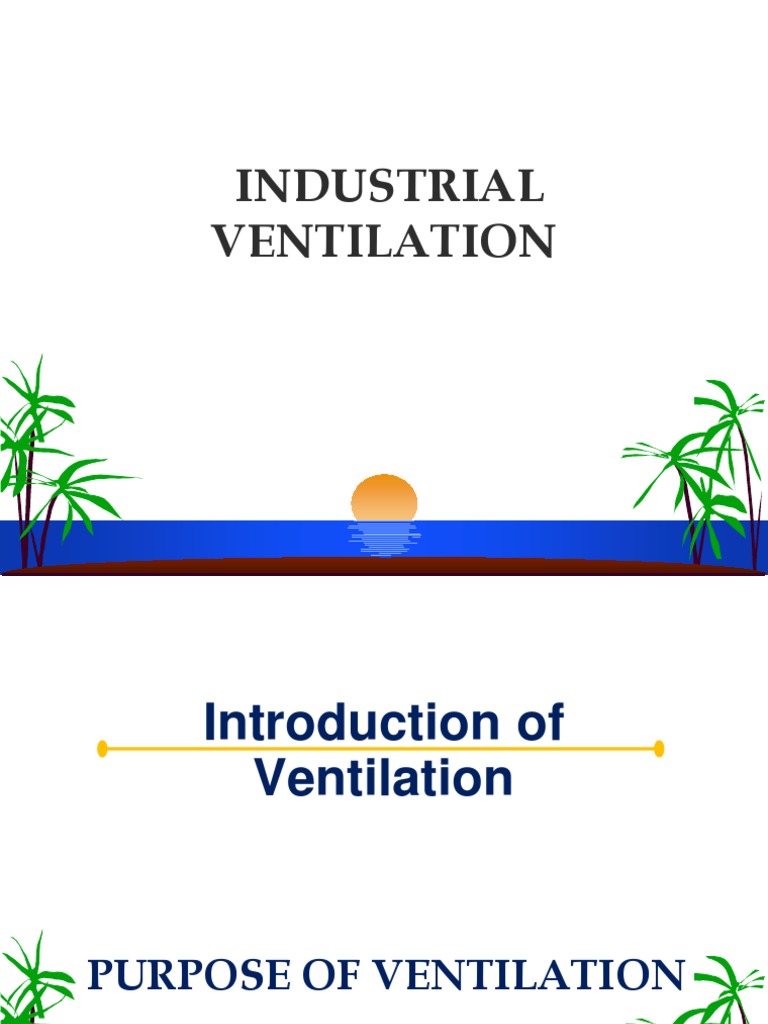 Industrial Ventilation System Overview | PDF | Ventilation ...