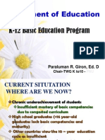 K-12 Education Program Overview