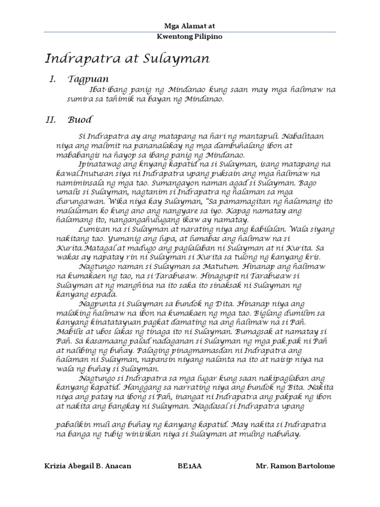 Project in Filipino | PDF