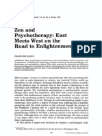 "Zen and Psychotherapy: East Meets West On The Road To Enlightenment" FRANCINE RASCO