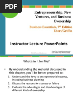 Chapter 3 Entrepreneurship, New ventures, and Business Ownership