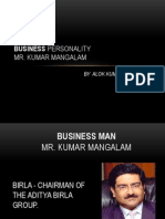 Business Personality: Mr. Kumar Mangalam