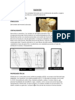 Yeso mineral sulfato